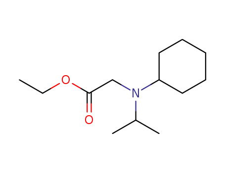 Molecular Structure of 32418-60-3 ((Cyclohexyl-isopropyl-amino)-acetic acid ethyl ester)