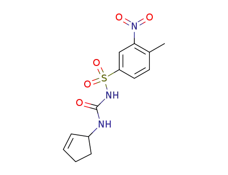 Molecular Structure of 17485-45-9 (C<sub>13</sub>H<sub>15</sub>N<sub>3</sub>O<sub>5</sub>S)