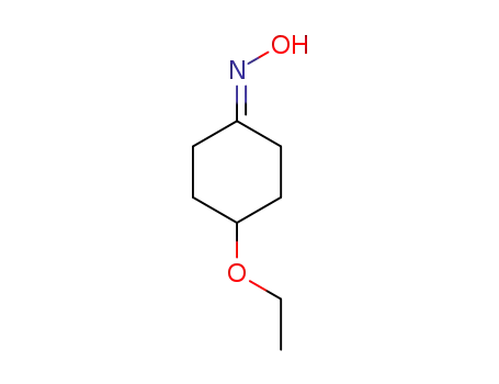 Molecular Structure of 98552-57-9 (4-Ethoxy-cyclohexanon-oxim)