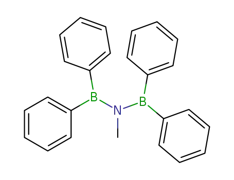 Molecular Structure of 38762-27-5 (Boranamine, N-(diphenylboryl)-N-methyl-1,1-diphenyl-)