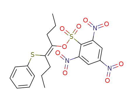 2,4,6-Trinitro-benzenesulfonic acid (E)-2-phenylsulfanyl-1-propyl-pent-1-enyl ester