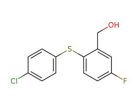 {2-[(4-Chlorophenyl)sulfanyl]-5-fluorophenyl}methanol
