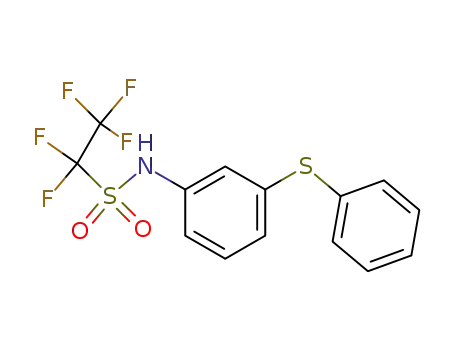 1,1,2,2,2-Pentafluoro-ethanesulfonic acid (3-phenylsulfanyl-phenyl)-amide