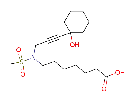 Heptanoic acid,
7-[[3-(1-hydroxycyclohexyl)-2-propynyl](methylsulfonyl)amino]-