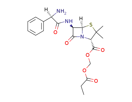 6β-((<i>R</i>)-2-amino-2-phenyl-acetylamino)-penicillanic acid propionyloxymethyl ester