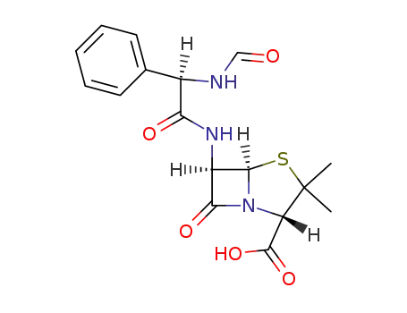 6β-((<i>R</i>)-2-formylamino-2-phenyl-acetylamino)-penicillanic acid