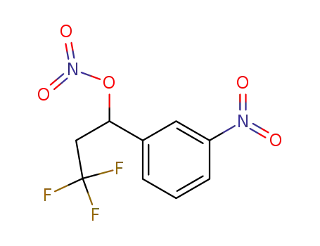 1-Nitro-3-(3,3,3-trifluoro-1-nitrooxy-propyl)-benzene