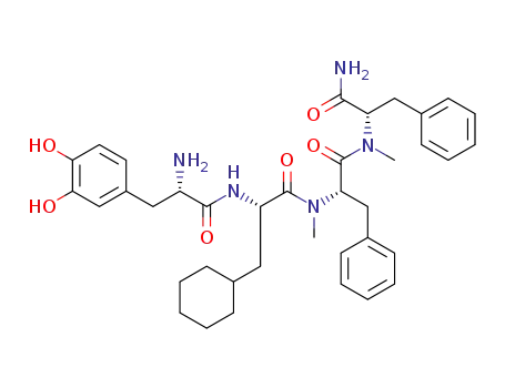 3,4-dihydroxy-L-phenylalanyl-cyclohexylalanyl-N-MePhe-N-MePhe-CONH<SUB>2</SUB>