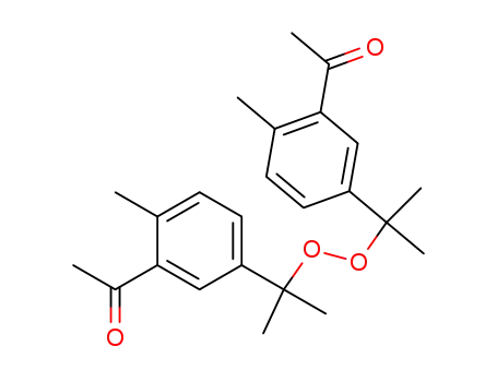 1-(5-{1-[1-(3-Acetyl-4-methyl-phenyl)-1-methyl-ethylperoxy]-1-methyl-ethyl}-2-methyl-phenyl)-ethanone