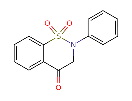 1,1-dioxo-2-phenyl-2,3-dihydro-1<i>H</i>-1λ<sup>6</sup>-benzo[<i>e</i>][1,2]thiazin-4-one