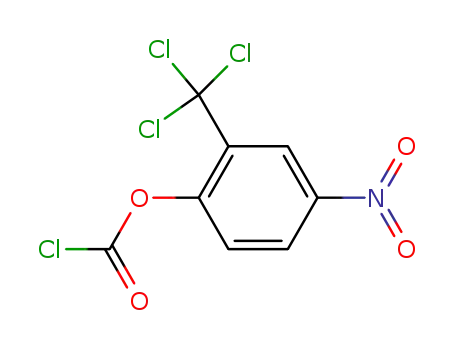 Molecular Structure of 888-49-3 (Chlorameisensaeure-<4-nitro-2-trichlormethyl-phenylester>)