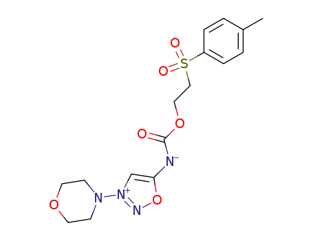 3-morpholin-4-yl-5-[2-(toluene-4-sulfonyl)-ethoxycarbonylamino]-[1,2,3]oxadiazolium betaine