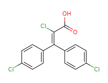 2-Chlor-3,3-bis-<4-chlor-phenyl>-acrylsaeure