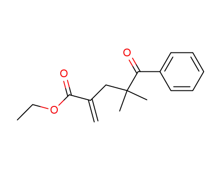 4,4-Dimethyl-2-methylen-5-oxo-5-phenylpentansaeure-aethylester