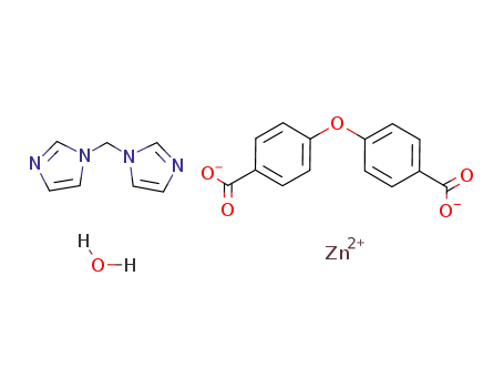 ([Zn(di(1H-imidazol-1-yl)methane)(4,4'-oxybis(benzoate)]*H<sub>2</sub>O)n