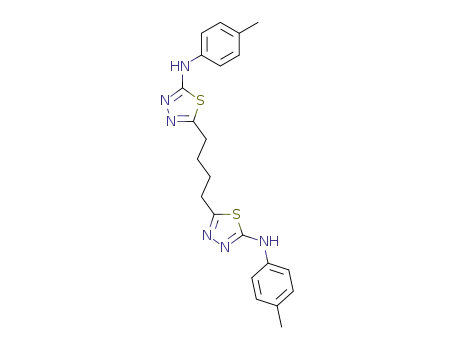 1,3,4-Thiadiazol-2-amine, 5,5'-(1,4-butanediyl)bis[N-(4-methylphenyl)-