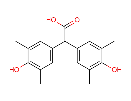 Molecular Structure of 73499-72-6 (bis(4-hydroxy-3,5-dimethyl-phenyl)ethanoic acid)