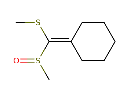 Cyclohexane, [(methylsulfinyl)(methylthio)methylene]-