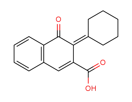 3-Cyclohexylidene-4-oxo-3,4-dihydro-naphthalene-2-carboxylic acid