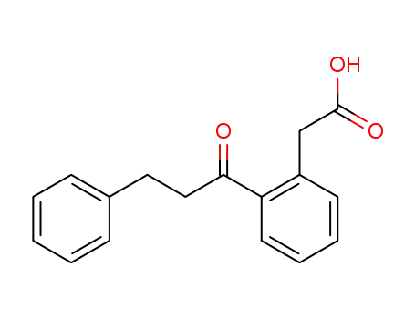 Benzeneacetic acid, 2-(1-oxo-3-phenylpropyl)-
