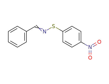 Benzenesulfenamide, 4-nitro-N-(phenylmethylene)-