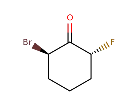 trans-2-Fluor-6-brom-cyclohexanon