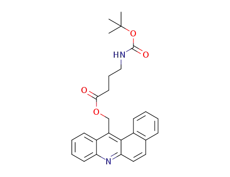 (benzo[a]acridin-12-yl)methyl 4-(tert-butoxycarbonylamino)butyrate