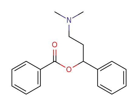 Molecular Structure of 25314-81-2 (benzoic acid-(3-dimethylamino-1-phenyl-propyl ester))