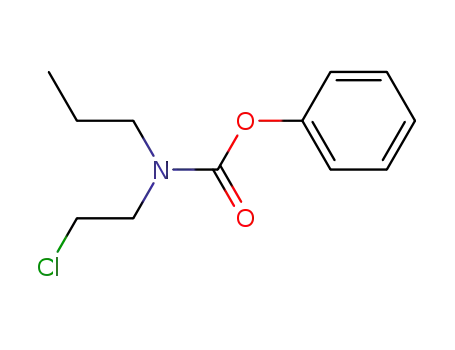 Molecular Structure of 58203-33-1 (Phenyl-N-propyl-N-(2-chloroethyl)-carbamat)