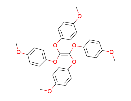 Molecular Structure of 40924-07-0 (Benzene,
1,1',1'',1'''-[1,2-ethenediylidenetetrakis(oxy)]tetrakis[4-methoxy-)