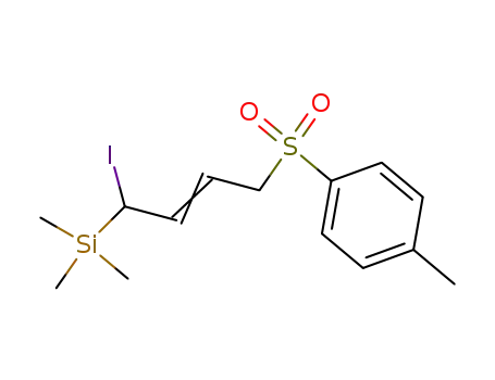 Silane, [1-iodo-4-[(4-methylphenyl)sulfonyl]-2-butenyl]trimethyl-, (E)-