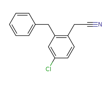 (2-Benzyl-4-chloro-phenyl)-acetonitrile