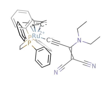 Ru(CCC(NEt2)=C(CN)2)(dppe)(η5-C5Me5)