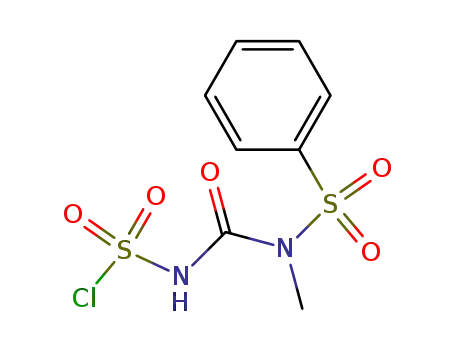 N-Chlorsulfonyl-N'-methyl-N'-phenylsulfonylharnstoff