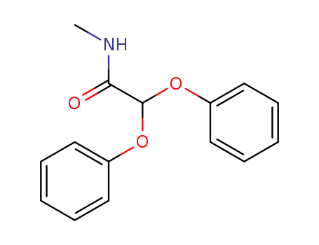 Molecular Structure of 733-15-3 (Acetamide, N-methyl-2,2-diphenoxy-)