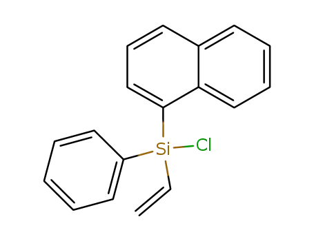 Molecular Structure of 20845-87-8 (Silane, chloroethenyl-1-naphthalenylphenyl-)
