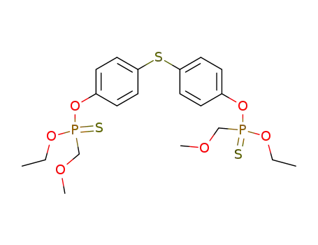 Methoxymethyl-phosphonothioic acid O-{4-[4-(ethoxy-methoxymethyl-phosphinothioyloxy)-phenylsulfanyl]-phenyl} ester O-ethyl ester