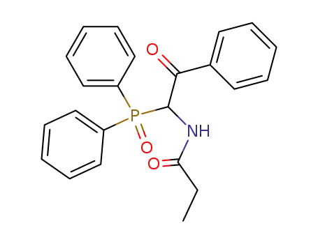 2-diphenylphosphinoyl-1-phenyl-2-propionylamino-ethanone