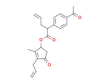 2-(4-Acetyl-phenyl)-pent-4-enoic acid 3-allyl-2-methyl-4-oxo-cyclopent-2-enyl ester