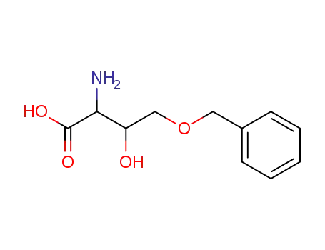 Molecular Structure of 90898-95-6 (D-Threonine, 4-(phenylmethoxy)-)