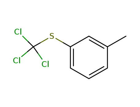 Molecular Structure of 36160-43-7 (Benzene, 1-methyl-3-[(trichloromethyl)thio]-)