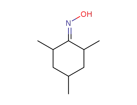Molecular Structure of 4500-16-7 (2,4,6-trimethyl-cyclohexanone oxime)