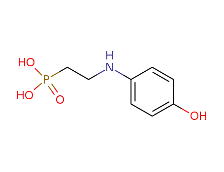 Molecular Structure of 61211-78-7 (Phosphonic acid, [2-[(4-hydroxyphenyl)amino]ethyl]-)