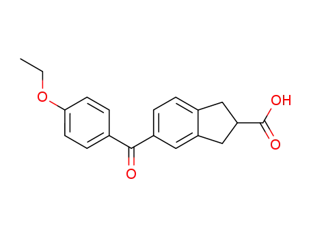 1H-Indene-2-carboxylic acid, 5-(4-ethoxybenzoyl)-2,3-dihydro-