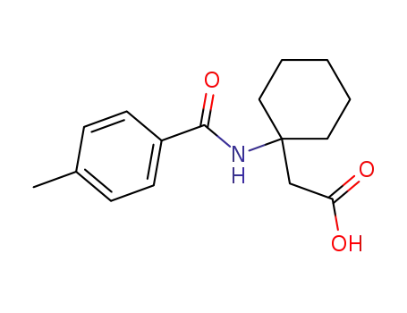 Molecular Structure of 20334-85-4 ((1-p-Toluoylamino-cyclohexyl)-essigsaeure)