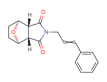 2-(3-phenyl-allyl)-(3a<i>t</i>,7a<i>t</i>)-hexahydro-4<i>r</i>,7<i>c</i>-epioxido-isoindole-1,3-dione