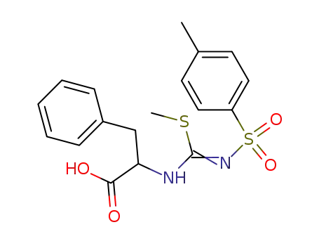 N-<Methylmercapto-N'-p-toluolsulfonyl-carbimidoyl-DL-phenylalanin