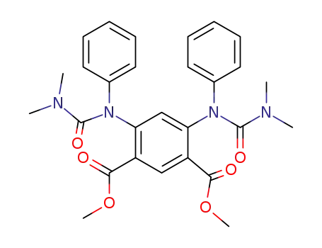 4,6-Bis-<3,3-dimethyl-1-phenyl-ureido>-isophthalsaeure-dimethylester
