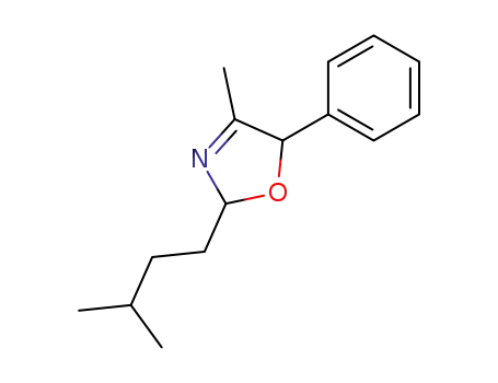 4-methyl-2-(3-methyl-butyl)-5-phenyl-2,5-dihydro-oxazole