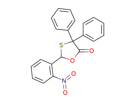 2-(2-nitro-phenyl)-4,4-diphenyl-[1,3]oxathiolan-5-one